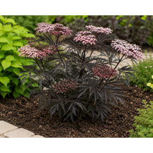 Baza čierna (Sambucus nigra) ´BLACK BEAUTY´ - výška 10-20 cm, kont. C2L